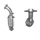 SUZUKI GRAND VITARA 1.6 09/05-08/14 Catalytic Converter BM91710H + FK91710C