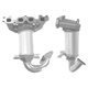 FORD FIESTA 1.2 10/02-12/09 Catalytic Converter BM91187H + FK91187C
