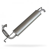 SMART FORTWO 0.9 07/16 on Rear Exhaust Box Silencer ERN1031