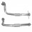 SAAB 9000 2.3 09/92-10/98 Front Pipe