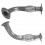 TOYOTA CARINA 1.6 01/96-09/97 Front Pipe
