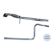 FORD FIESTA 1.2 06/08-04/17 Centre Exhaust Link Pipe BM50240 + FK50240C